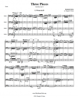Glière: Three Pieces, from Duos, Op. 53, for 4 celli