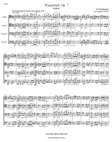 Fitzenhagen: Wiegenlied, Op. 7 and Geistliches Lied, Op. 8, for 4 celli