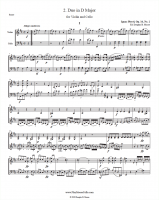 Pleyel: Duos for Violin and Cello, Op. 16, No. 1 in C Major, No. 2 in D Major and No. 3 in F Major